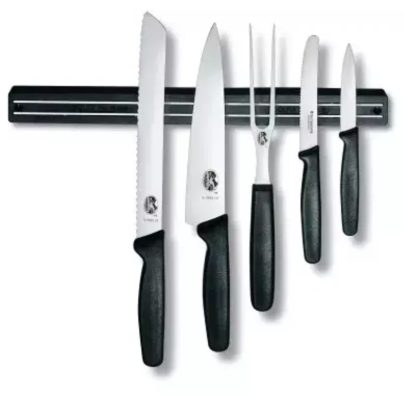 Magnetinė peilių juosta Victorinox juoda 30 mm plotis 350 mm ilgis 22 mm aukštis