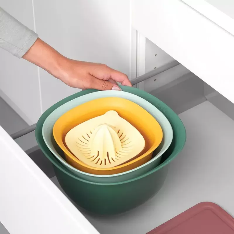 Rinkinys Brabantia Tasty+ Sukraunami 3.2 L Mėlyna Žalia Geltona