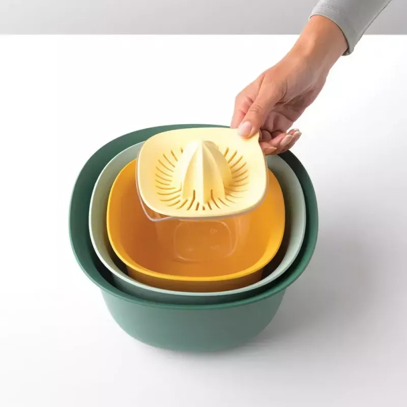 Rinkinys Brabantia Tasty+ Sukraunami 3.2 L Mėlyna Žalia Geltona