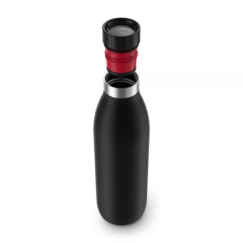 EMSA Bludrop Color N31109 Nerūdijančio plieno butelis 700 ml Juodas