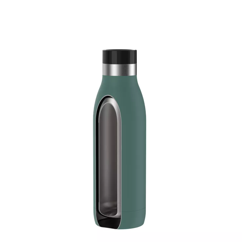 EMSA Bludrop Color N31109 Nerūdijančio plieno butelis 700 ml Juodas