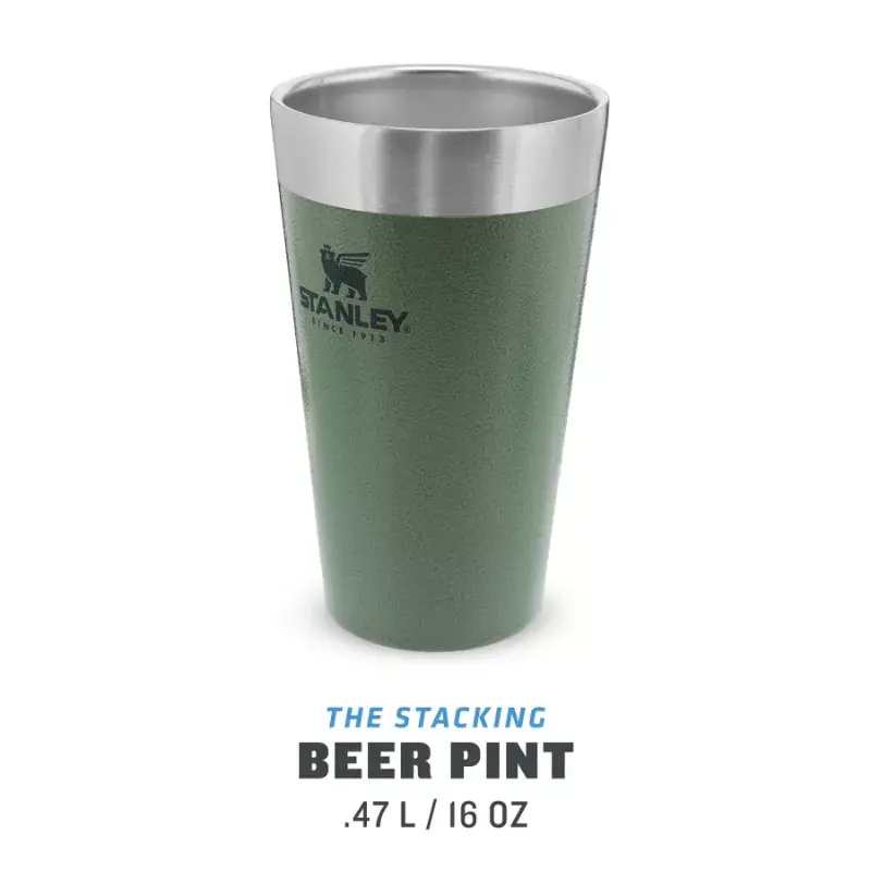 Terminis puodelis STANLEY Stacking Tumbler 0,47 L žalias