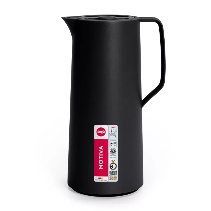 EMSA Motiva Single virdulys 1000 ml Juodas