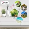 Garsų mašinėlė Olympia Sounds of Nature, balta, kompaktiška 135×30×130 mm