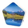 Garsų mašinėlė Olympia Sounds of Nature, balta, kompaktiška 135×30×130 mm