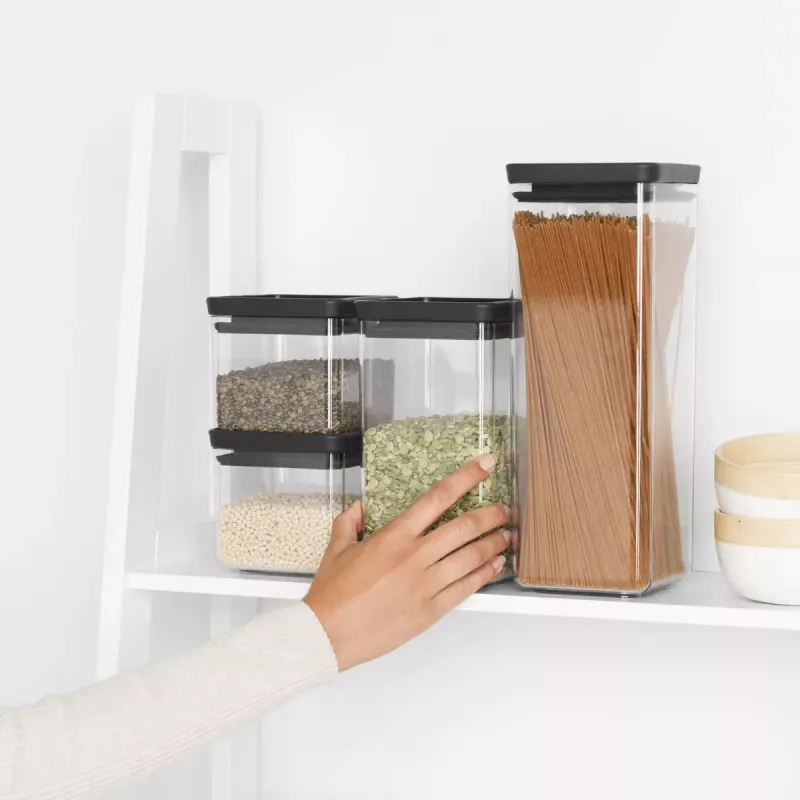 Brabantia Tasty+ kvadratinis plastikinis indas