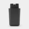 Brabantia 302503 virtuvinis muilo dozatorius, tamsiai pilkas, 58 x 95 x 117 mm