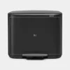 Brabantia 121463 stačiakampis šiukšlių konteineris su pedalais, 36 l