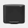 Brabantia 121463 stačiakampis šiukšlių konteineris su pedalais, 36 l