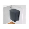Brabantia 395246 įmontuojamas šiukšlių konteineris, 10 l, juodas