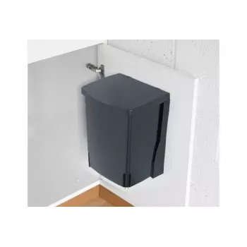 Brabantia 395246 įmontuojamas šiukšlių konteineris, 10 l, juodas
