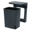 Brabantia 395246 įmontuojamas šiukšlių kibiras, 10 L, juodas