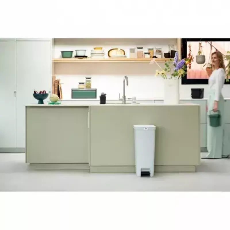 Šiukšliadėžė Brabantia 800009 40 L šviesiai pilka
