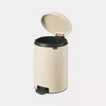 Brabantia NewIcon 20 L apvalus šiukšlių kibiras smėlio spalvos