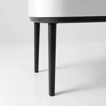Šiukšliadėžė Brabantia 313547 34L stačiakampė plastikinė balta