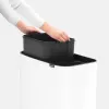 Šiukšliadėžė Brabantia 313547 34L stačiakampė plastikinė balta