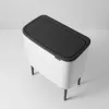 Šiukšliadėžė Brabantia 313547 34L stačiakampė plastikinė balta