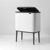 Šiukšliadėžė Brabantia 313547 34L stačiakampė plastikinė balta