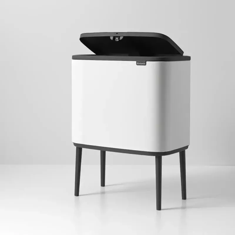Šiukšliadėžė Brabantia 313547 34L stačiakampė plastikinė balta