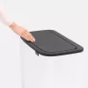Šiukšliadėžė Brabantia 313547 34L stačiakampė plastikinė balta