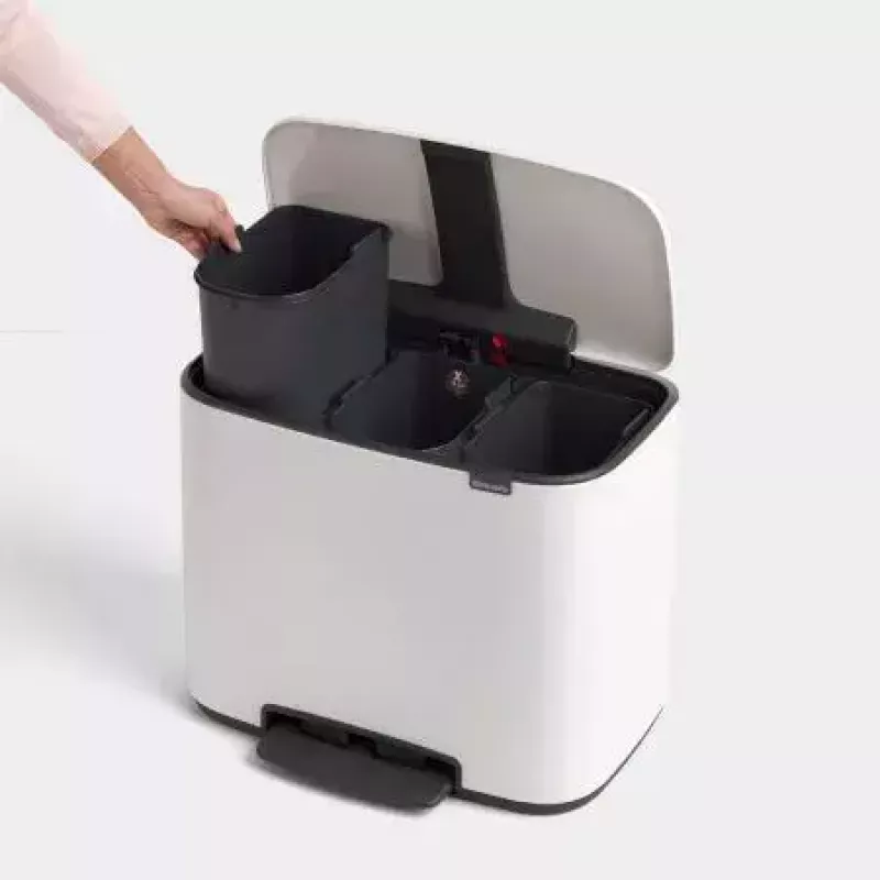 Šiukšlių konteineris stačiakampis Brabantia 121005, plotis 540 mm, gylis 363 mm, aukštis 440 mm