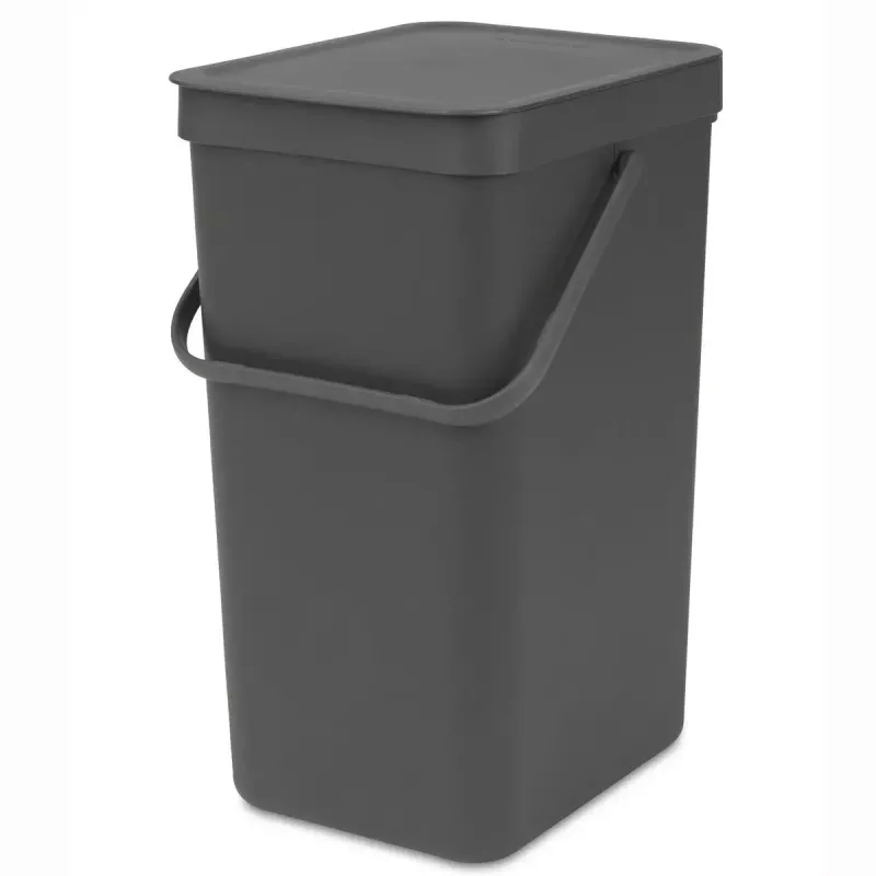 Šiukšlių dėžė Brabantia 109966 16L stačiakampė pilka
