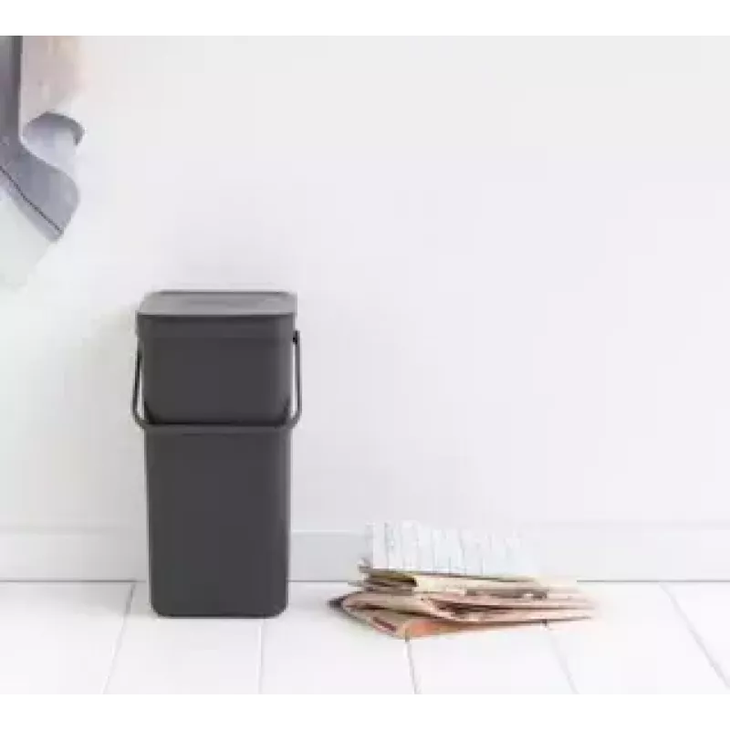Šiukšlių dėžė Brabantia 109966 16L stačiakampė pilka