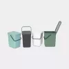 Šiukšliadėžė Brabantia 129940 25L stačiakampė plastikinė pilka
