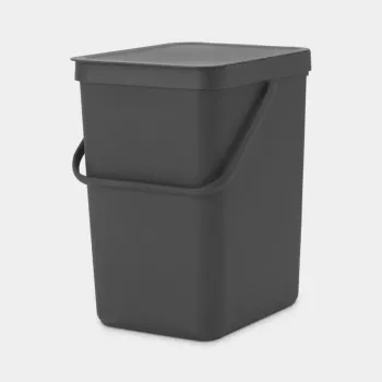 Šiukšliadėžė Brabantia 129940 25L stačiakampė plastikinė pilka