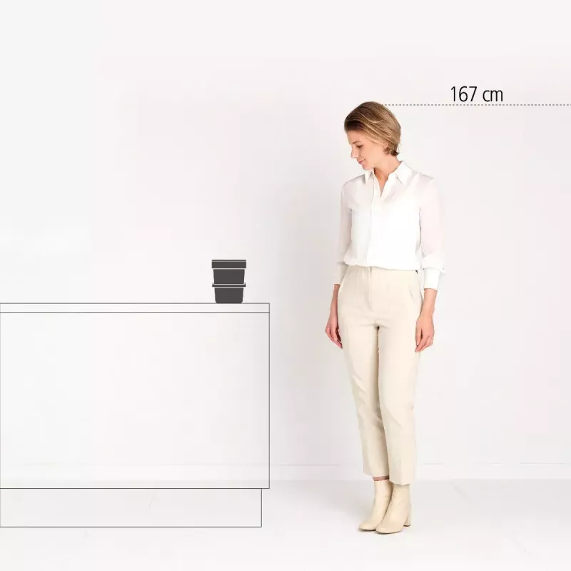 Šiukšliadėžė Brabantia Sort & Go 3 L žalia