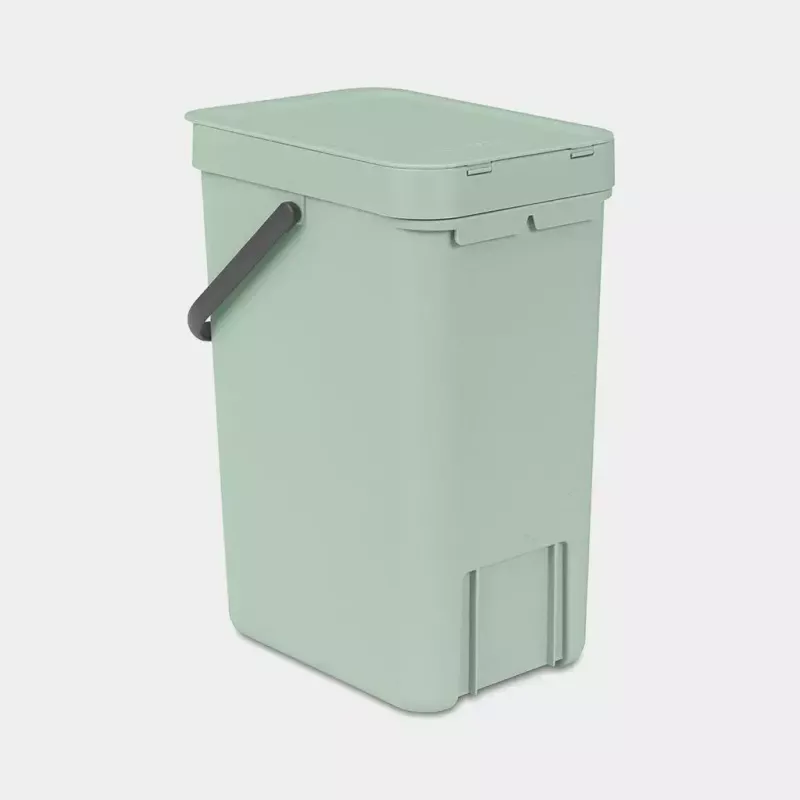 Šiukšliadėžė BRABANTIA Sort & Go 12 L 1 krepšelis Žalia 200×249×351 mm