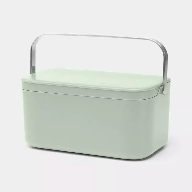 Brabantia 215803 Šiukšliadėžė maisto atliekoms stačiakampė 1,8 L žalia