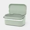 Brabantia 215803 Šiukšliadėžė maisto atliekoms stačiakampė 1,8 L žalia