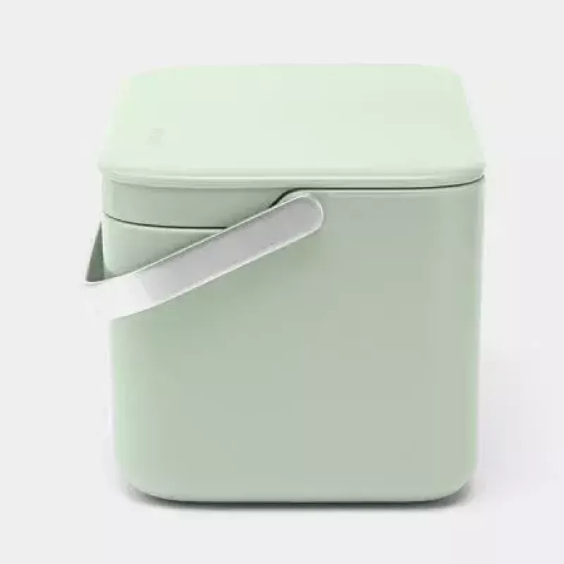 Brabantia 215803 Šiukšliadėžė maisto atliekoms stačiakampė 1,8 L žalia