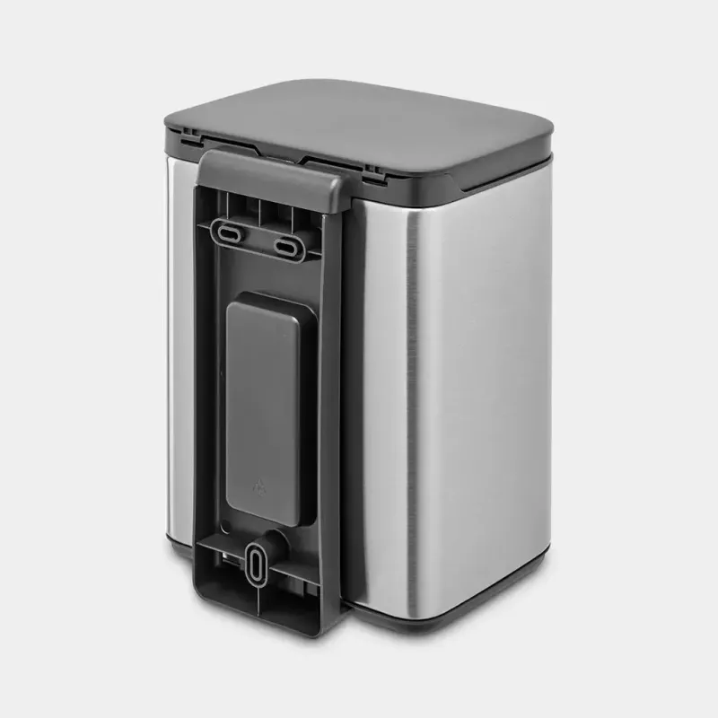 Šiukšliadėžė Brabantia Bo 4 L stačiakampė plieninė juoda 22 28 49