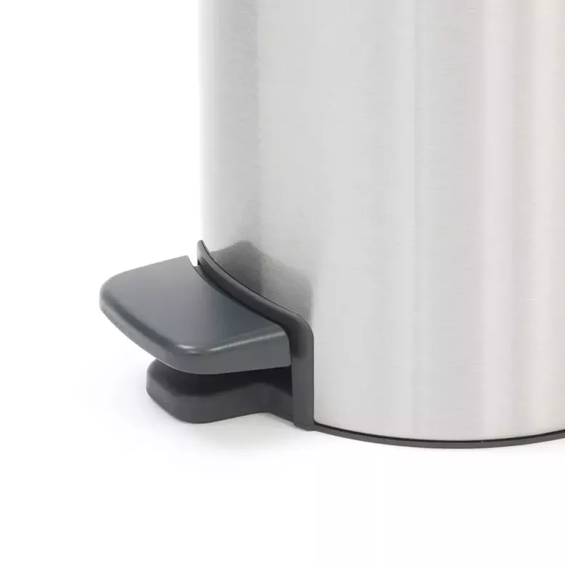 Pedalinis šiukšlių kibiras Brabantia newIcon Round Brushed steel