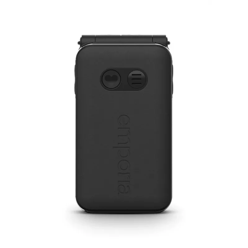 Emporia JOY V228 sulankstomas telefonas 2,8 colio (7,11 cm) 113 g Juodas