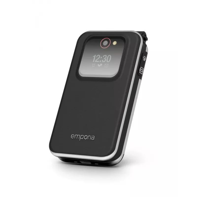 Emporia JOY V228 sulankstomas telefonas 2,8 colio (7,11 cm) 113 g Juodas