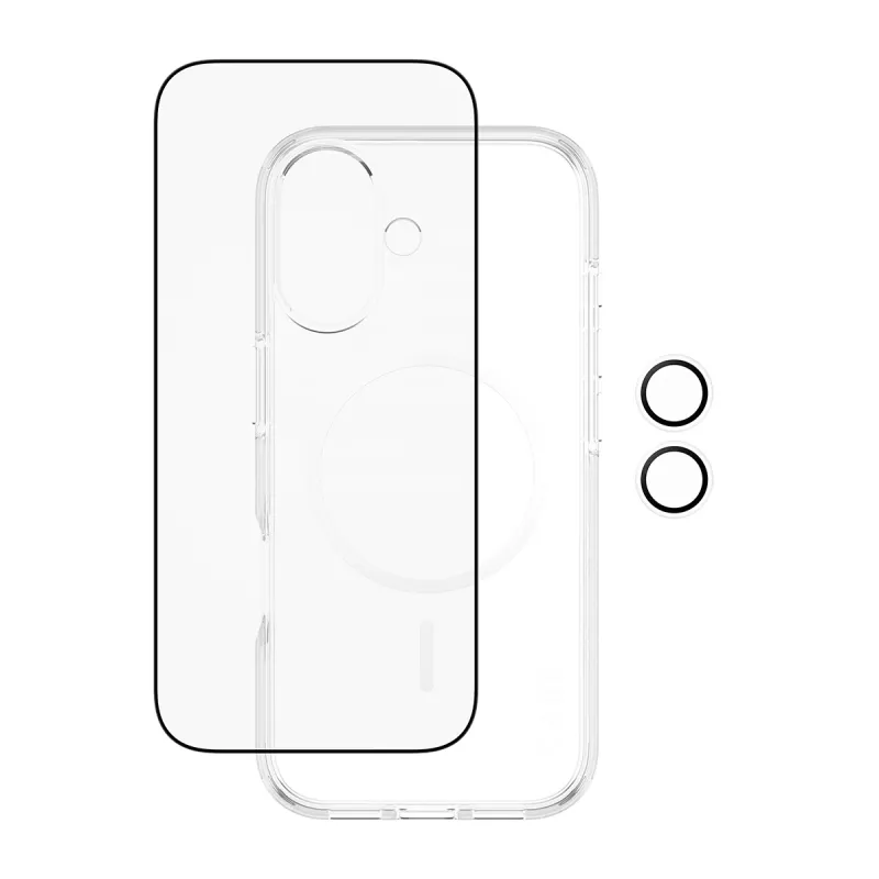 PanzerGlass CARE 3-in-1 Flagship Explorer Bundle iPhone 17 – apsauginis stiklas, objektyvų apsaugos ir dėklas