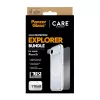PanzerGlass 3‑in‑1 Explorer Set CR66372 apsauginis rinkinys iPhone 17 Air (grūdintas stiklas ekranui, objektyvo apsauga, valymo įrankiai)
