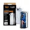 PanzerGlass 3‑in‑1 Explorer Set CR66372 apsauginis rinkinys iPhone 17 Air (grūdintas stiklas ekranui, objektyvo apsauga, valymo įrankiai)