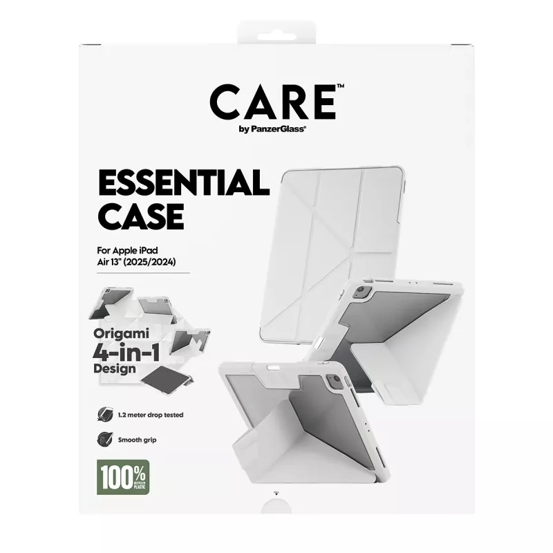 PanzerGlass CARE™ Essential Case šviesiai pilka iPad Air 13 colių (2024–2026)