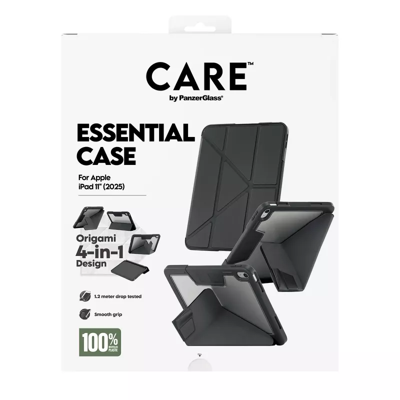 PanzerGlass TPU Essential Case dėklas iPad 11 (2025) — juodas