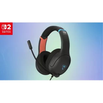 Ausinės Turtle Beach Airlite Fit anglies juodos, laidinės žaidimų, su mikrofonu, uždedamos ant galvos