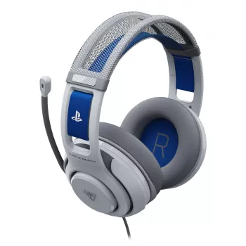 Žaidimų ausinės Turtle Beach Atlas 200 baltos, laidinės, PS5/PS4 – oficialiai licencijuotos PlayStation
