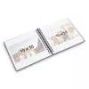 Hama Fine Art juodas fotoalbumas 30 lapų 14 x 14 cm spiralinis įrišimas