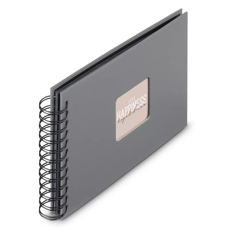 Hama 00009839 fotoalbumas pilkas 50 lapų 10x15 spiralinis įrišimas