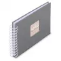 Hama 00009836 fotoalbumas pilkas 50 lapų 10x15 cm spiralinis įrišimas