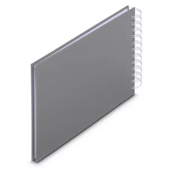 Hama 00009836 fotoalbumas pilkas 50 lapų 10x15 cm spiralinis įrišimas