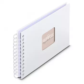 Hama 00009842 fotoalbumas baltas 50 lapų 10x15 spiralinis įrišimas